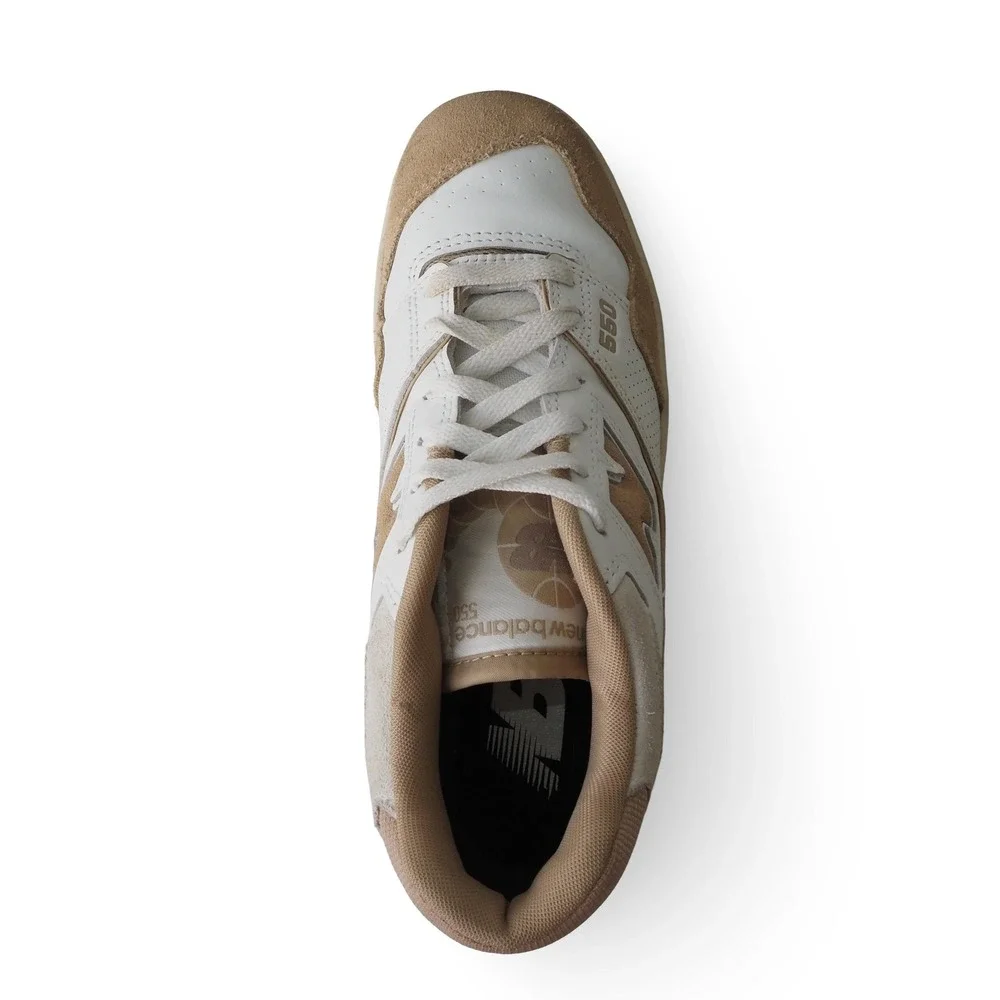 New Balance 550 Incense Casual Sneakers Mens 7.5 Womens 9 White Tan BB550NEC - Picture 9 of 11